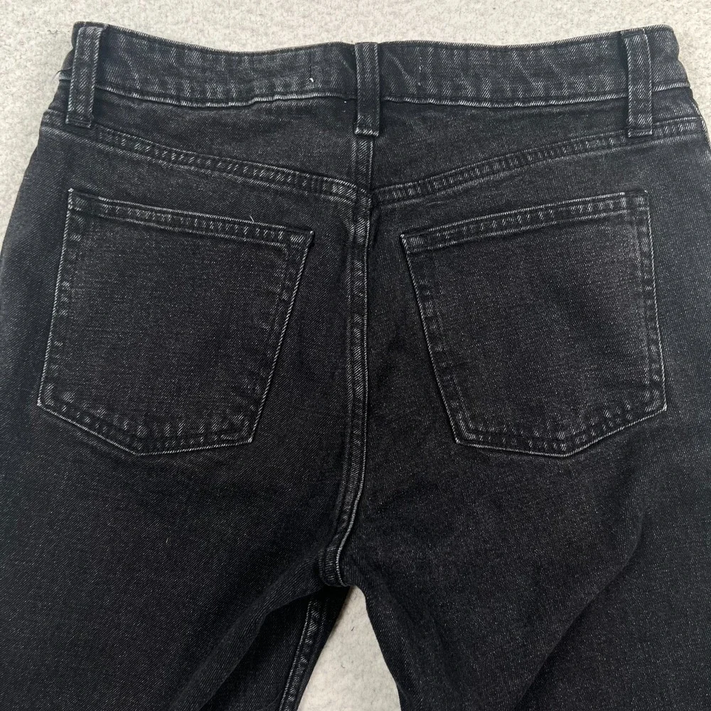 Abercrombie & Fitch Jeans Womens 27 Curve‎ Love Skinny High Rise Split Hem Black